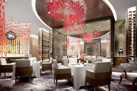 武汉万达嘉华酒店 中餐大厅 效果图高清图片