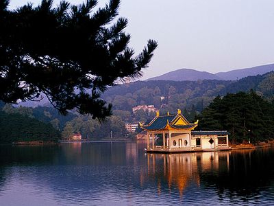 如琴湖美景