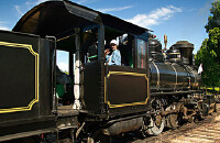 参观高乔地区的参观蒸汽机车