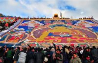 参加拉萨雪顿节