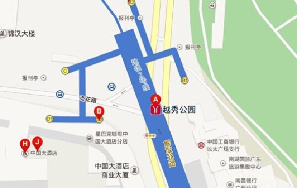 广州站高铁站是不是在广州地铁站火车站这个地铁站有具体位置么?