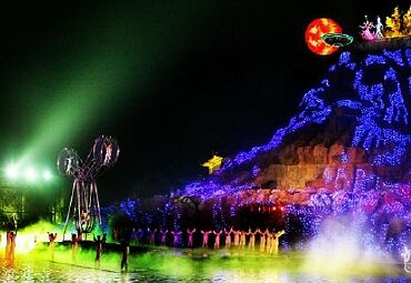 横店梦幻谷夜景