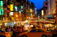 逛庙口，走夜市