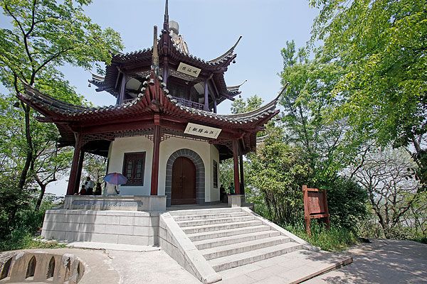 镇江金山 寺裹山