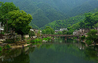 去瑶里喝茶赏景