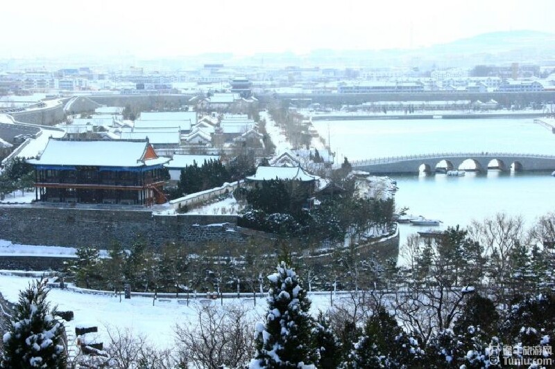 俯瞰水师府,现已辟为戚继光纪念馆.