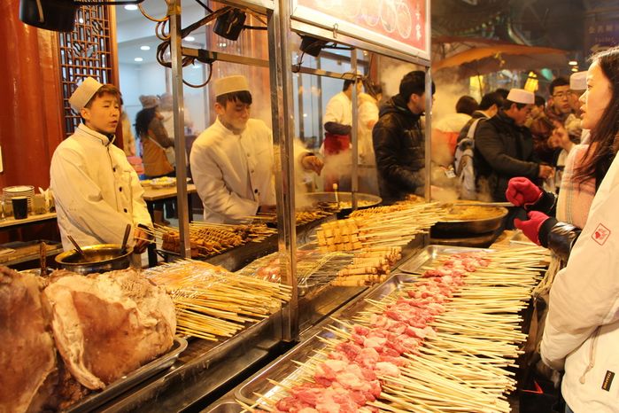 西安回民街美食