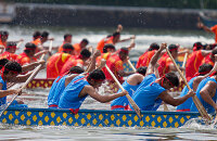 感受湘潭龙舟赛