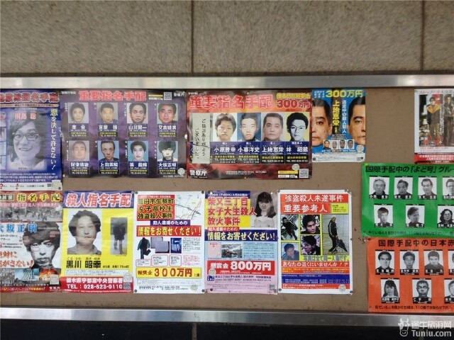 日本通缉令,没见过吧