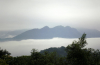 水满村望五指山