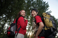 在Bymarka徒步旅行