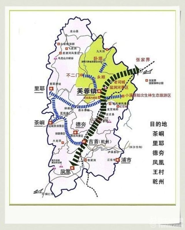 吉首城市地图展示