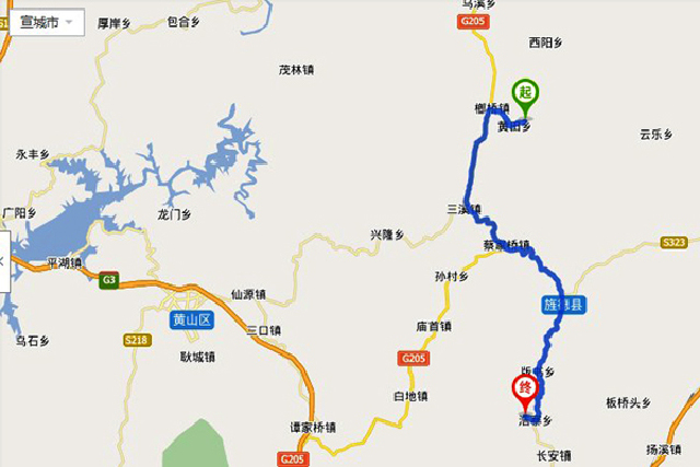 安徽218省道全程线路图,218省道全程线路图 【安徽皖南行】邂逅小桥流水人家·古冯村