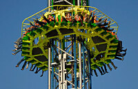 横滨八景岛海岛乐园体验自由落体