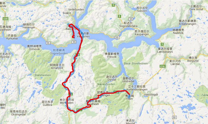 松恩峡湾(sognefjord)位于挪威西部的松恩-菲尤拉讷郡(sognogfjordane