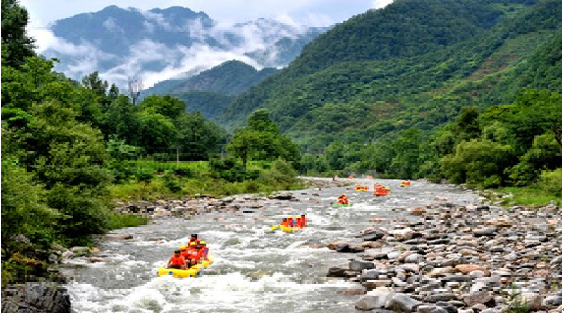 秦岭峡谷漂流景区_秦岭峡谷漂流好玩吗_秦岭峡谷漂流景区多少钱_秦岭