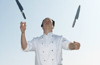 苗族“上刀山”