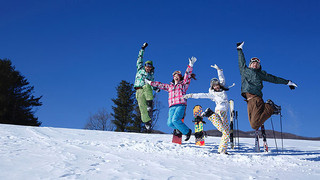 去苏峪口国家森林公园滑雪