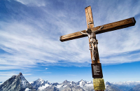 小马特宏峰山巅看景