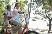 骑自行车畅游昭和之森