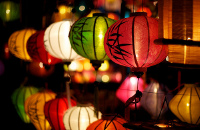 会安夜晚看灯笼