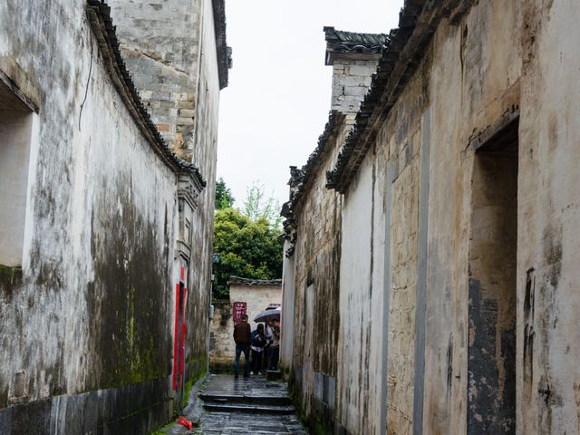 小巷子两侧都是普通民居,在村子中心的主路上和游客较多的景点有一些