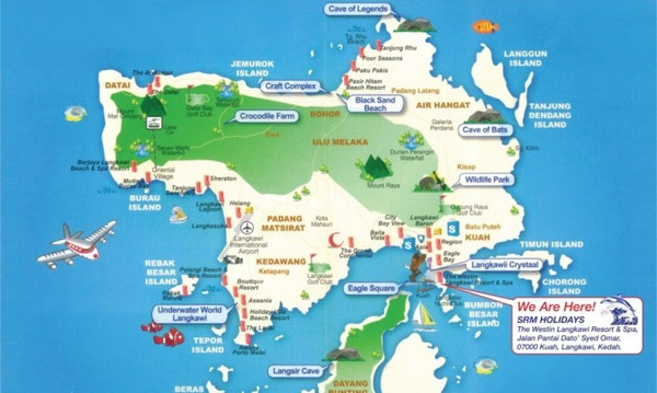 兰卡威地图_兰卡威的位置_兰卡威怎么去