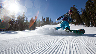 去天山天池滑雪场滑雪