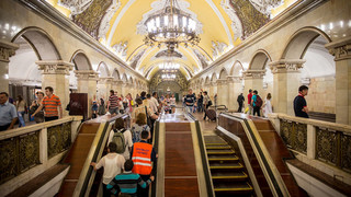 乘坐莫斯科地铁