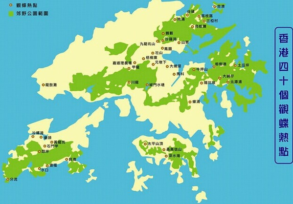 香港旅游景点路线图图片