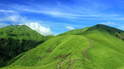 江西萍乡龙山村武功山火车4日游穿越绿色天堂看人间仙境
