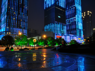 长沙五一广场夜景