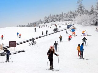 [春节] 仙女山滑雪-天坑三桥-芙蓉洞2日游>宿豪华,赠澜天湖赏雪