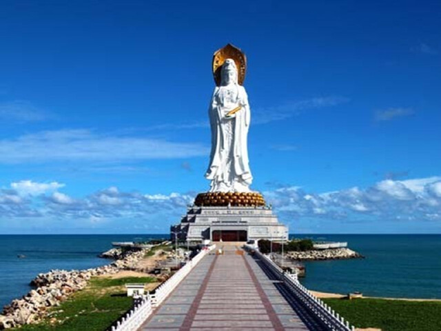  南山寺佛教文化1日游>108米海上观音圣像,礼佛线,含抱佛脚,亚龙湾