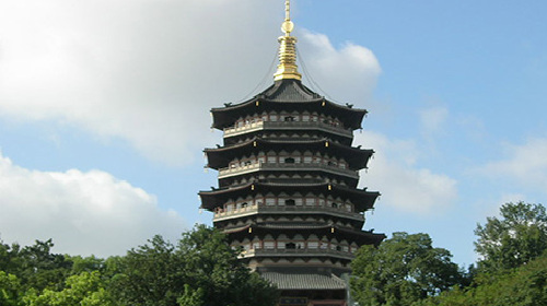  杭州西湖-雷峰塔-灵隐寺2日游>火车往返,宿杭州假日之星,0购物,天天