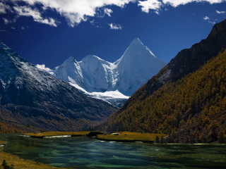 香格里拉-稻城亚丁5日游丽江参团,问道神山,徒步自然