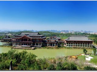 桂林园博园位于桂林市南部的雁山区,雁山镇桂阳公路东侧,是桂林到阳朔