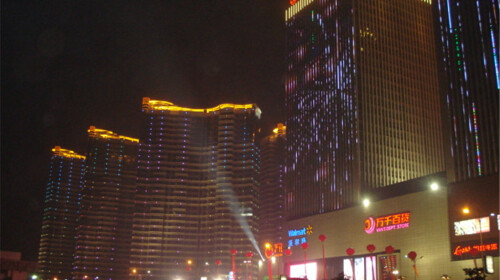 万达广场夜景
