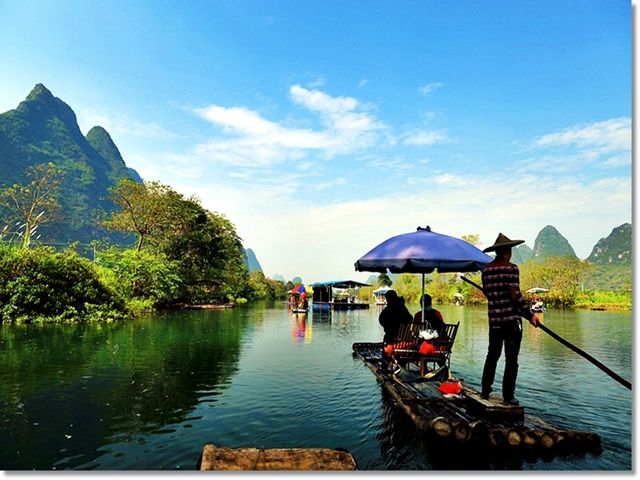 遇龙河漂流