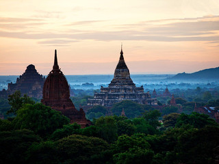 瑞山陀佛塔shwesandow pagoda