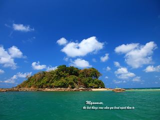 缅甸海边度假6日游>仰光 维桑海滩