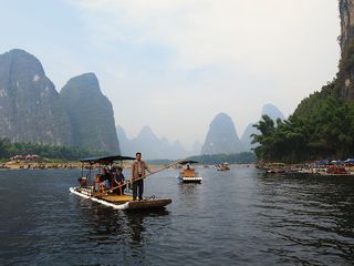  阳朔漓江竹筏一日 (杨堤—兴坪段)游>桂林市内专线来