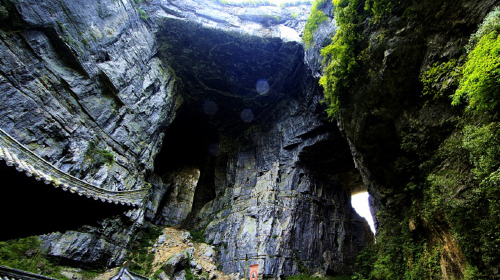 武隆-天坑三桥-龙水峡地缝1日游报名赠玻璃廊桥,午餐升级至48元 一
