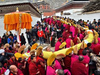 [春节] 甘南拉卜楞寺祈福晒佛大法会5天游>春节祈福(当地游)