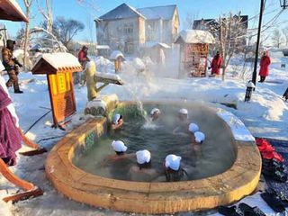  大庆林甸飞泷温泉疗养1日游>田园风光,俄式风情(当地