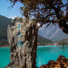 蓝月谷的#旅图换旅费# 景点模块