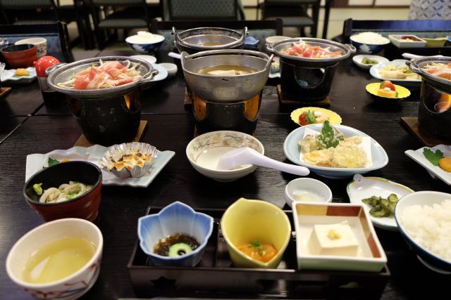 晚餐,眼花缭乱的日式料理.