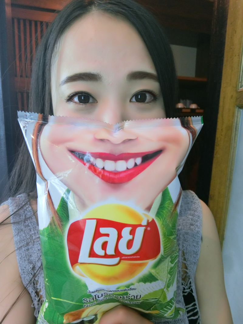 哈哈,在泰国这个薯片被咱们国人玩坏了,大