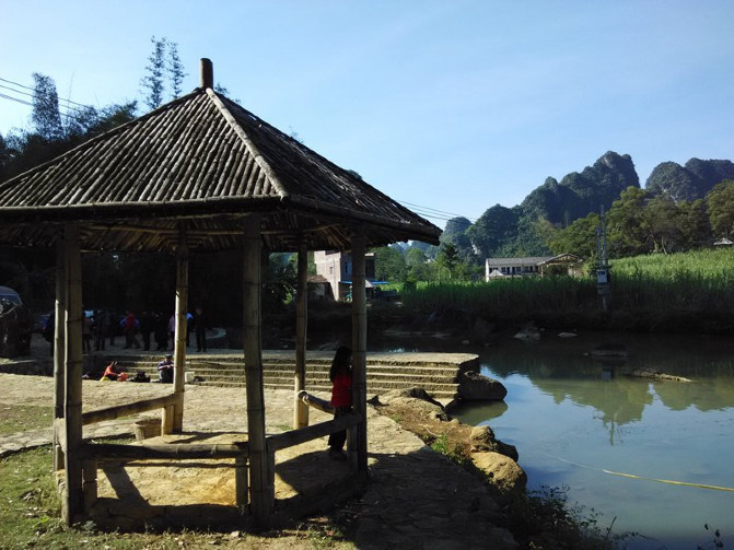 龙州县金龙镇美女村到了