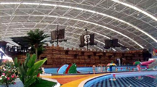  蒙牛工业园区-中威水世界1日游>温暖嬉水